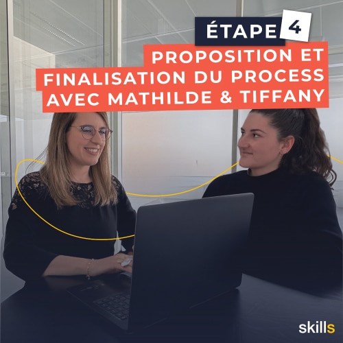 Proposition et finalisation du process avec Mathilde et Tiffany.